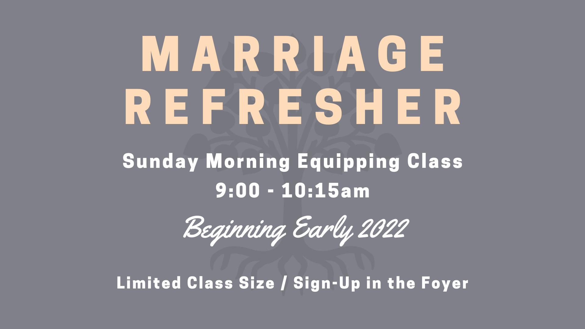 Session 1: Marriage, The Godhead, & The Gospel